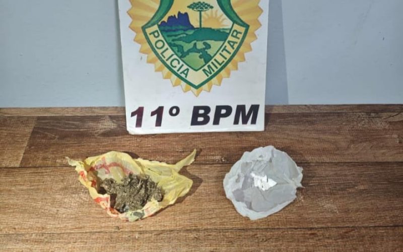 Homem é preso por tráfico de drogas no Distrito de Sertãozinho em Engenheiro Beltrão