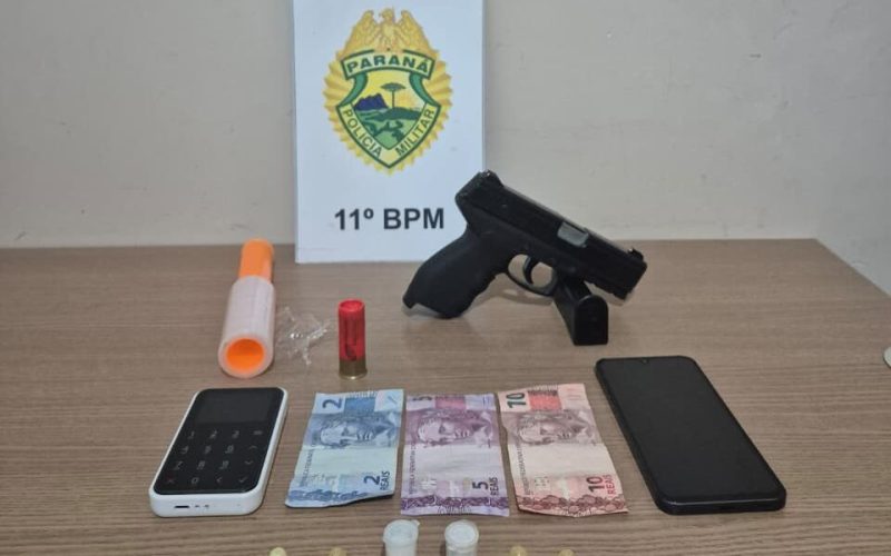 Homem é Preso por Tráfico de Drogas e Posse de Munição em Campo Mourão