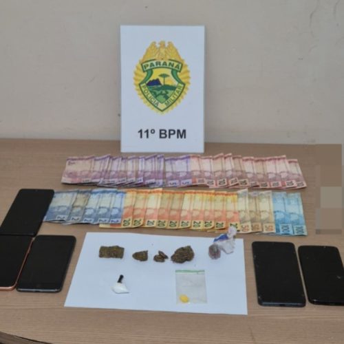 Polícia prende suspeita de tráfico e apreende drogas no Jardim Aeroporto, em Campo Mourão