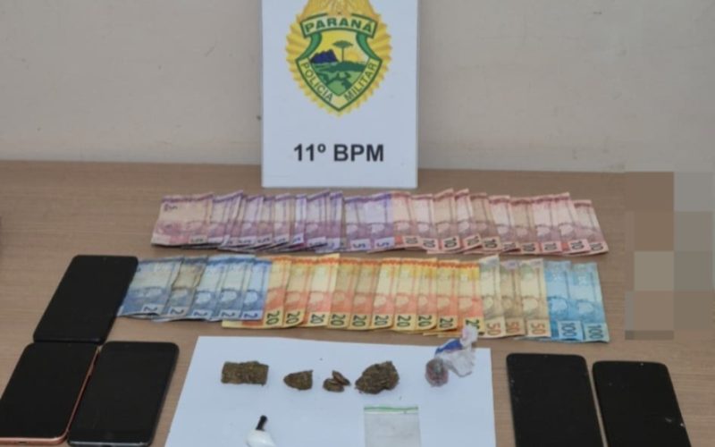 Polícia prende suspeita de tráfico e apreende drogas no Jardim Aeroporto, em Campo Mourão