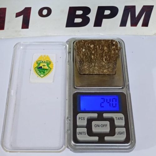Flagrante em Engenheiro Beltrão: Jovem é Detido com Maconha