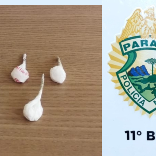 Operação Cidade Segura: Homem é preso por embriaguez e posse de drogas no Centro de Campo Mourão