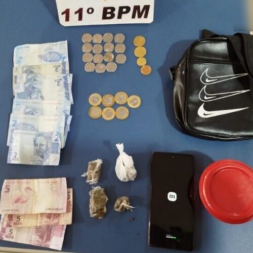 PM prende dupla por tráfico de drogas em Engenheiro Beltrão
