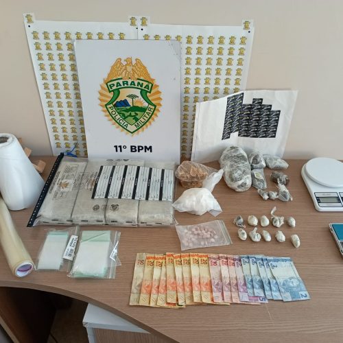 Grande Quantidade de Entorpecentes Apreendida em Residência no Moradias Avelino Piacentini