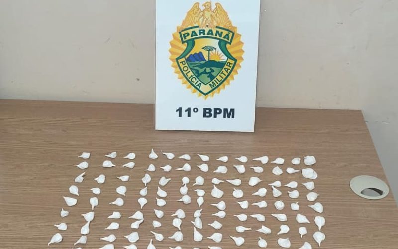 Eficiência Policial: 11º BPM retira grandes quantidades de cocaína de circulação em Campo Mourão