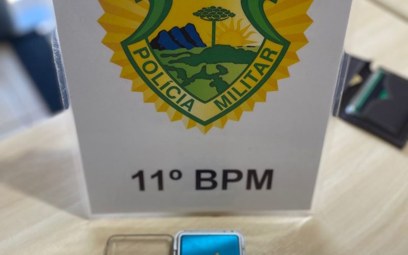 Homem é Detido com Crack para Consumo Pessoal no Centro de Iretama