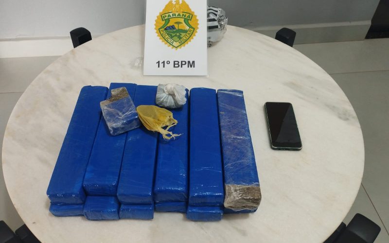 Apreensão de 10 kg de Maconha Após Denúncia de Agressão em Peabiru