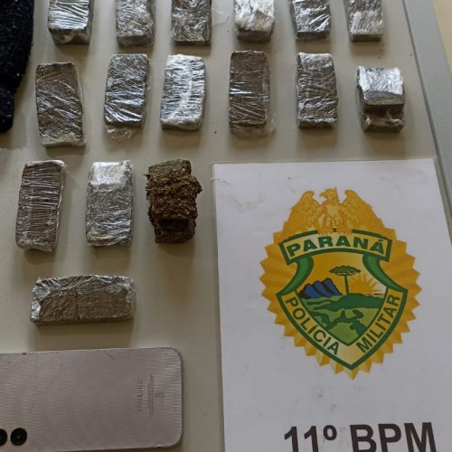 Polícia Militar prende homem por tráfico de drogas em Quinta do Sol