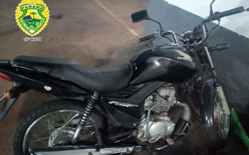 Polícia Militar Recupera Moto Furtada e Apreende Adolescentes em Campo Mourão