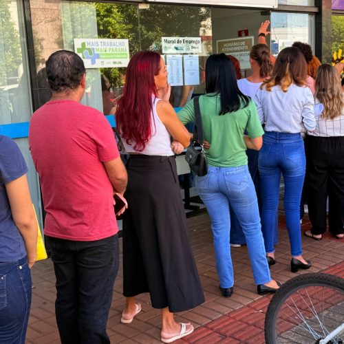 Mutirão de empregos oferece 250 vagas em Campo Mourão