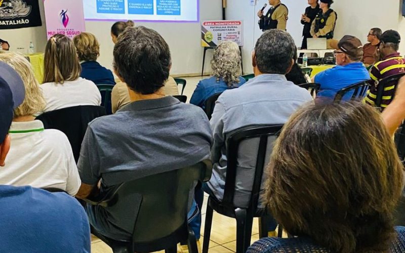 PM  promove palestra sobre  Violência Doméstica e Segurança Rural em Engenheiro Beltrão