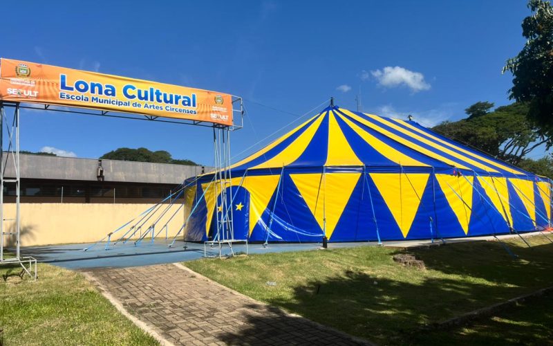 Campo Mourão amplia infraestrutura cultural com nova lona para escola de circo