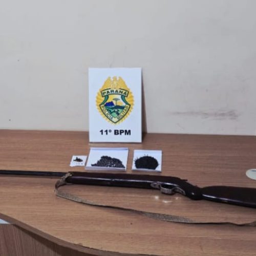 Homem é preso em flagrante por violência doméstica e posse ilegal de arma em Luiziana