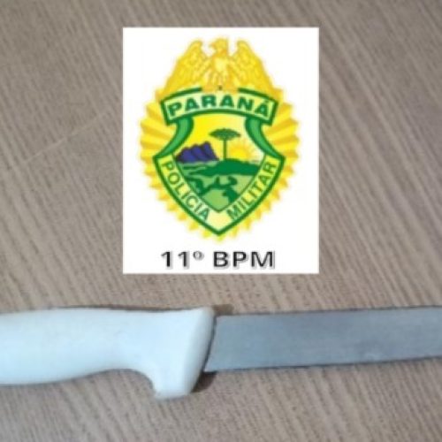 Homem é preso em Janiópolis após agredir a mãe e ferir policial durante ocorrência