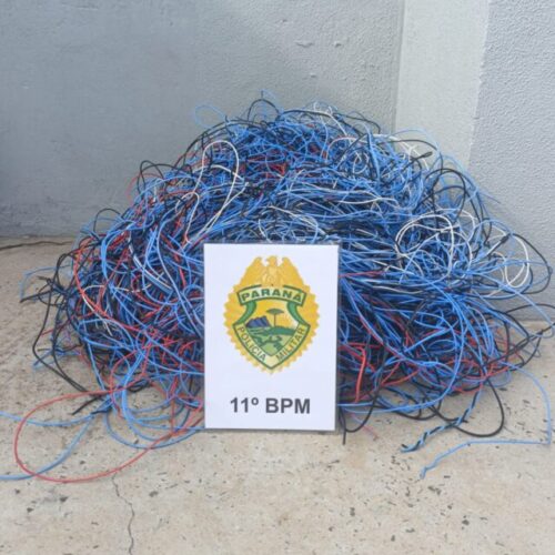 Polícia Militar recupera parte de carga de fios furtada em Araruna