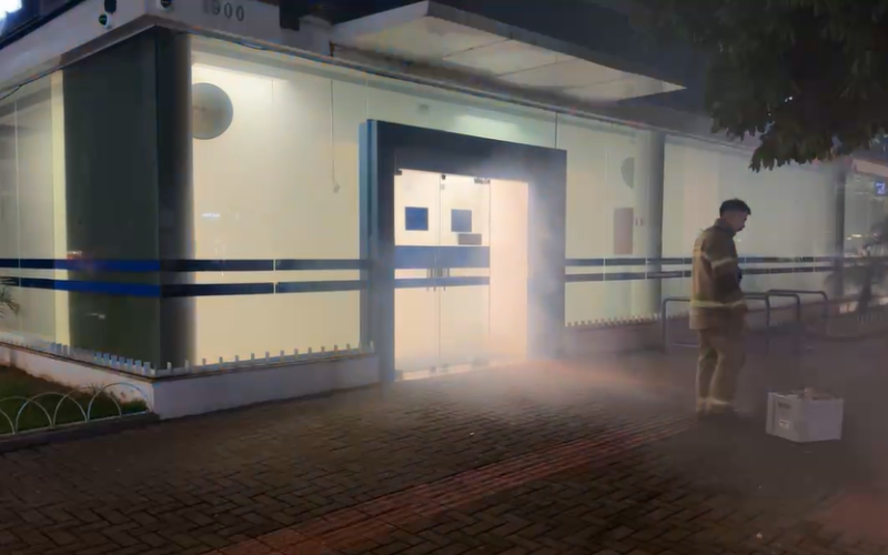 Disparo de sistema de segurança causa susto no centro de Campo Mourão