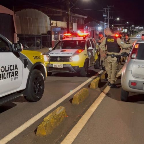 Fuga termina com prisão após perseguição em Campo Mourão