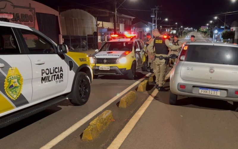 Fuga termina com prisão após perseguição em Campo Mourão