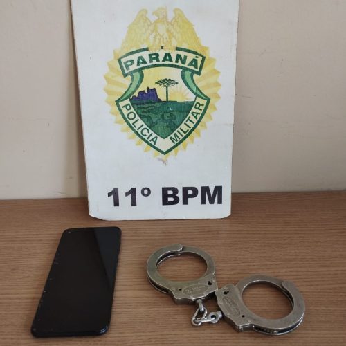 Homem é detido após furtar celular da casa da vizinha, em Janiópolis