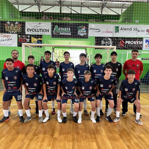 Campo Mourão Futsal/Unidade Polo mantém 100% de aproveitamento no Paranaense Sub-14