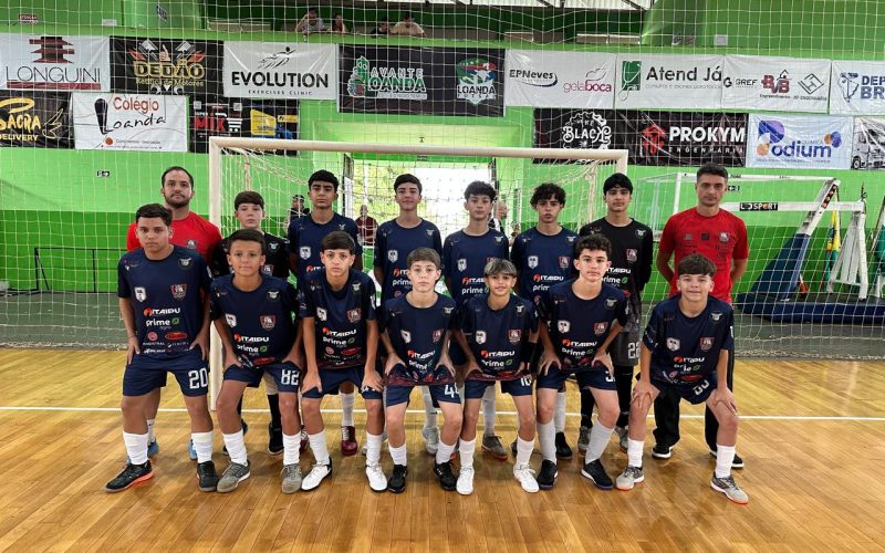 Campo Mourão Futsal/Unidade Polo mantém 100% de aproveitamento no Paranaense Sub-14