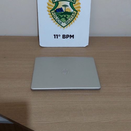 Homem é Preso no Centro de Campo Mourão Após Descartar Notebook e Resistir à Abordagem Policial