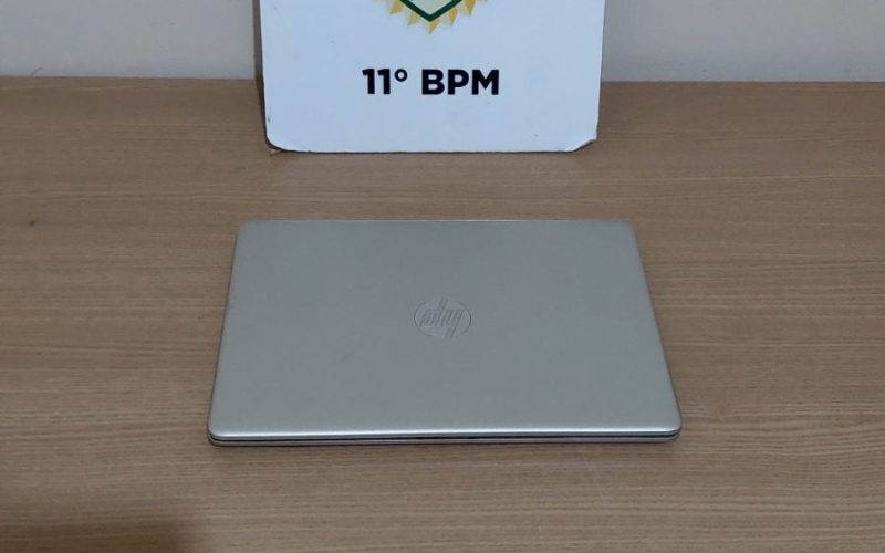 Homem é Preso no Centro de Campo Mourão Após Descartar Notebook e Resistir à Abordagem Policial