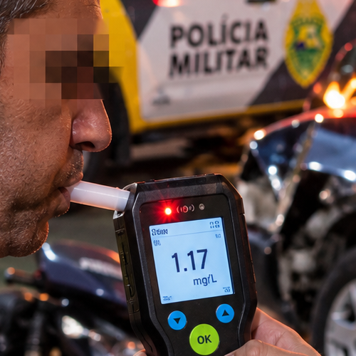 Dois motoristas são presos por embriaguez ao volante em Campo Mourão