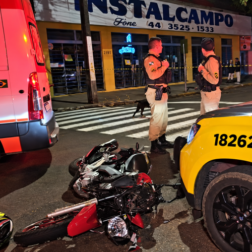 Motociclista de 23 anos morre após grave acidente de trânsito na região central de Campo Mourão