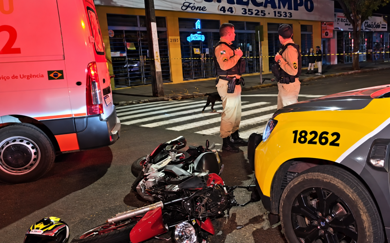 Motociclista de 23 anos morre após grave acidente de trânsito na região central de Campo Mourão