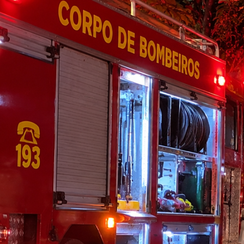 Princípio de incêndio mobiliza Bombeiros e SAMU no Jardim Aeroporto, em Campo Mourão