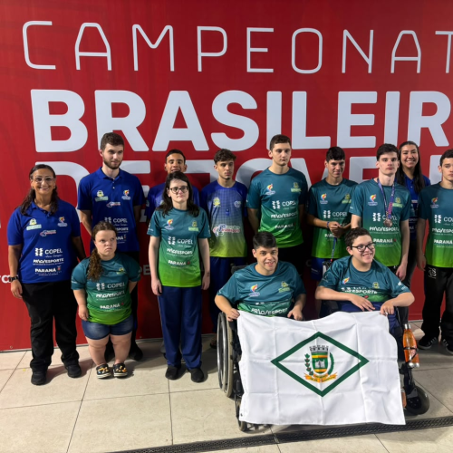 Atletas paradesportivos de Campo Mourão conquistam medalhas no Campeonato Brasileiro de Jovens de Natação