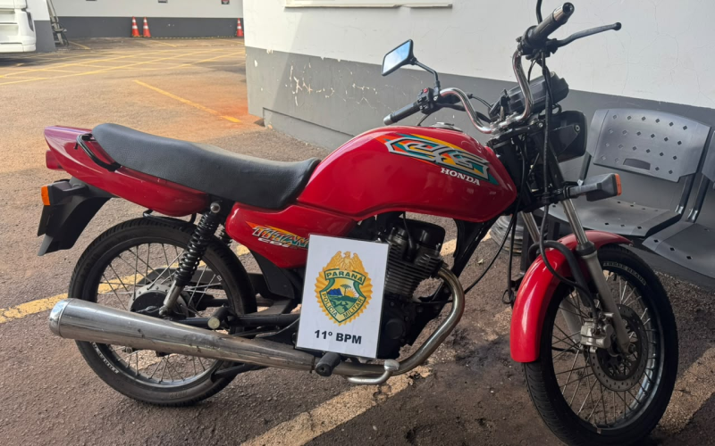 MOTOR DE MOTOCICLETA FURTADO É DESCOBERTO EM ABORDAGEM E HOMEM ACABA PRESO EM CAMPO MOURÃO