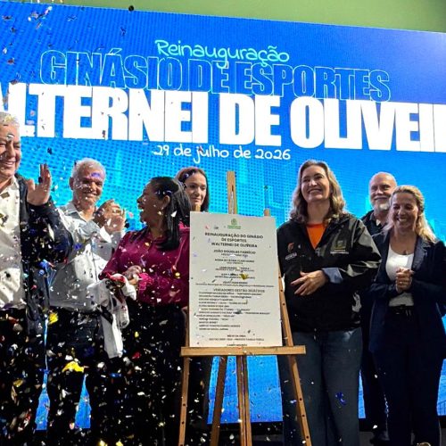 Reinauguração do Ginásio Walternei de Oliveira é celebrada com vitória do Campo Mourão Futsal