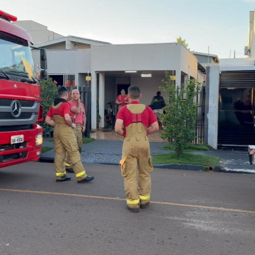 Princípio de incêndio mobiliza Bombeiros no Cidade Alta