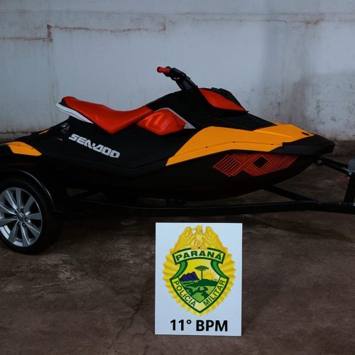 Abordagem em Ivailândia Leva à Recuperação de Jet Ski Furtado e Encaminhamento de Seis Pessoas à Delegacia