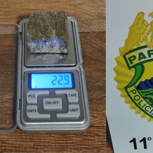 Jovem é detido com maconha em Ubiratã