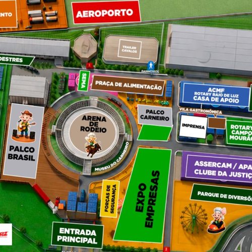 Guia Oficial: Como se localizar na 31ª Festa Nacional do Carneiro no Buraco