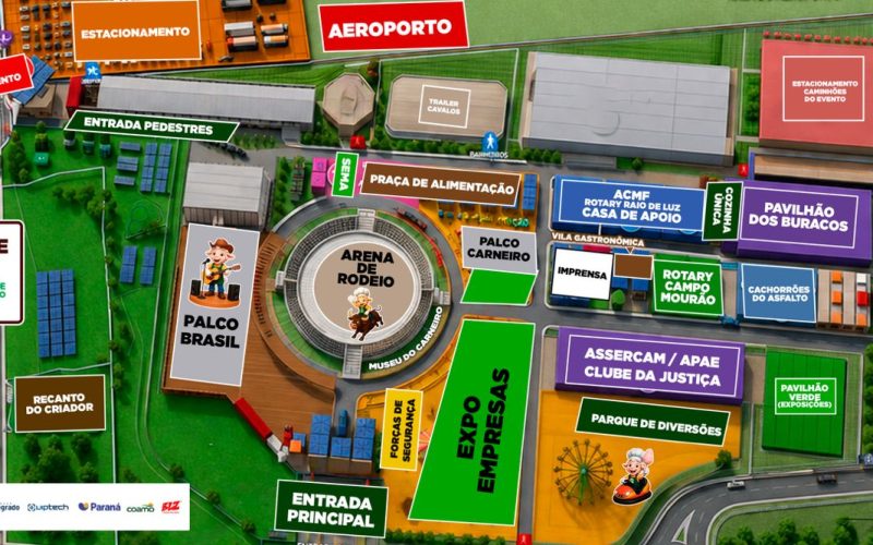 Guia Oficial: Como se localizar na 31ª Festa Nacional do Carneiro no Buraco
