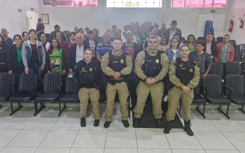 Operação Virtude: Patrulha Maria da Penha do 11º BPM Promove Palestra Crucial em Luiziana contra a Violência ao Idoso