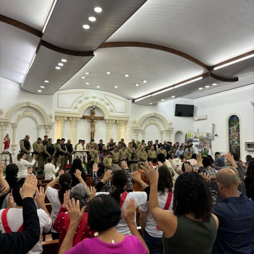 Missa marca início das comemorações pelos 171 anos da Polícia Militar do Paraná em Campo Mourão