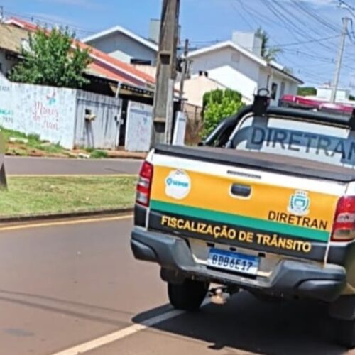 Fiscalização apreende motocicleta com mais de R$ 10 mil em multas em Campo Mourão