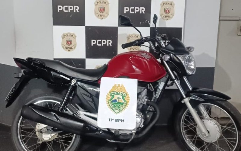 Abordagem Policial em Peabiru Resulta na Apreensão de Menor e Motocicleta