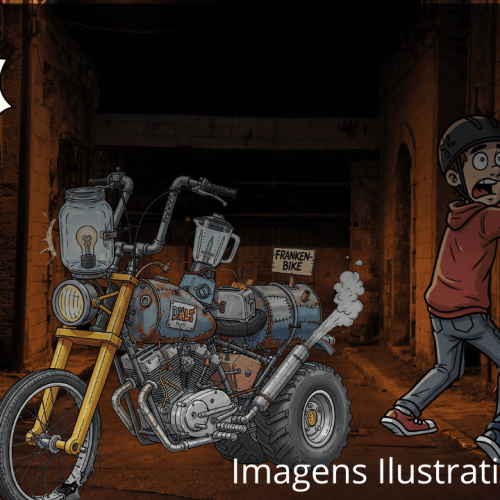 JOVEM É FLAGRADO COM MOTOCICLETA “FRANKENSTEIN” EM CAMPO MOURÃO