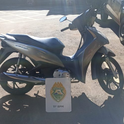 PM prende homem com moto furtada no Jardim Alvorada