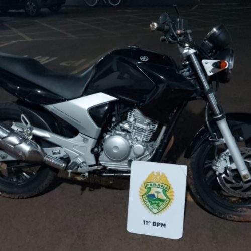 Polícia Militar recupera motocicleta furtada na zona rural de Araruna