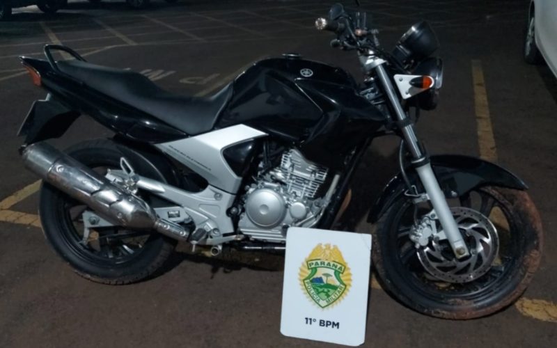 Polícia Militar recupera motocicleta furtada na zona rural de Araruna