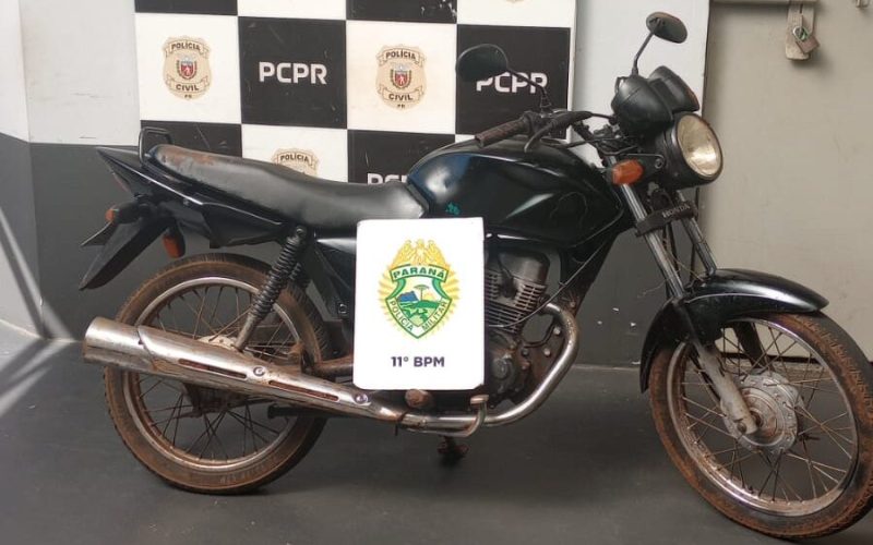 Polícia Militar de Peabiru Recupera Motocicleta Roubada em Campo Mourão