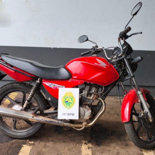 Polícia Militar recupera dois veículos furtados em menos de uma hora no centro de Campo Mourão