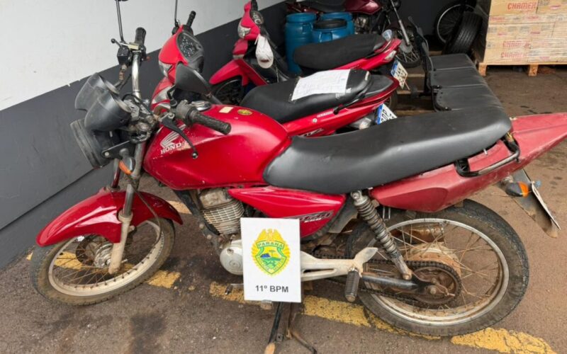 Polícia Militar recupera motocicleta furtada e apreende adolescente em Campo Mourão
